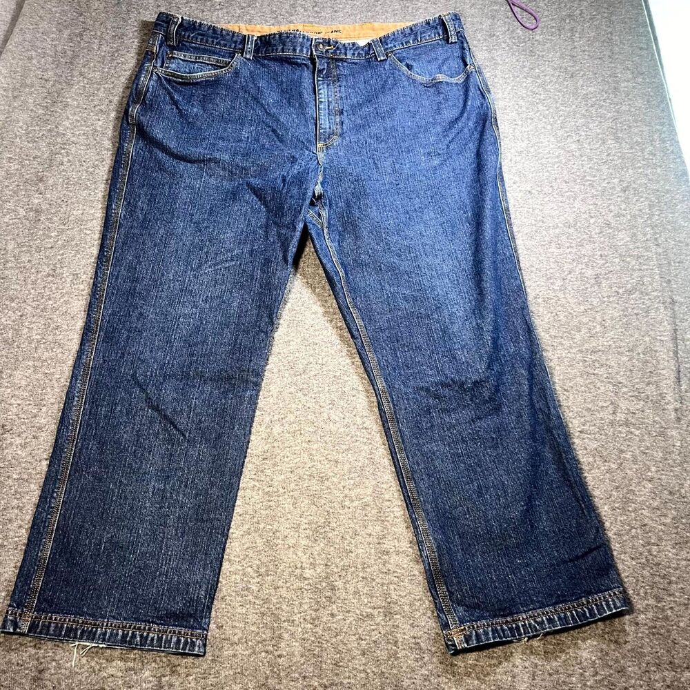 Duluth Coolmax Flex Ballroom Relaxed Fit Jeans Size 46x30 Distressed Casual